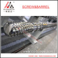 100mm Bimetallic single extruder screw barrel for PE HDPE LDPE LLDPE profile